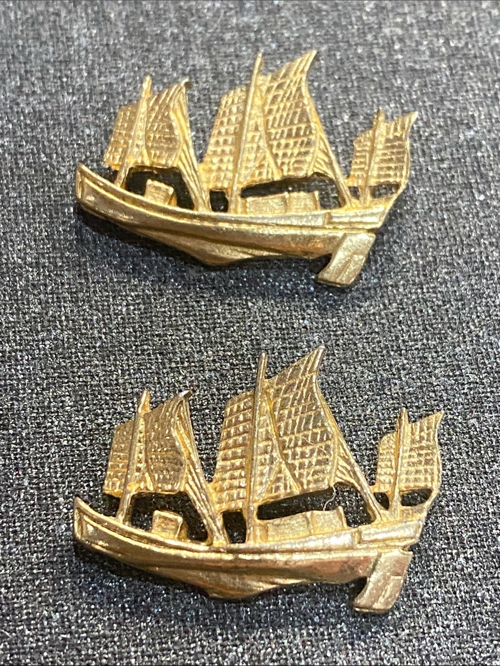 Vintage Hong Kong Ship Pendants